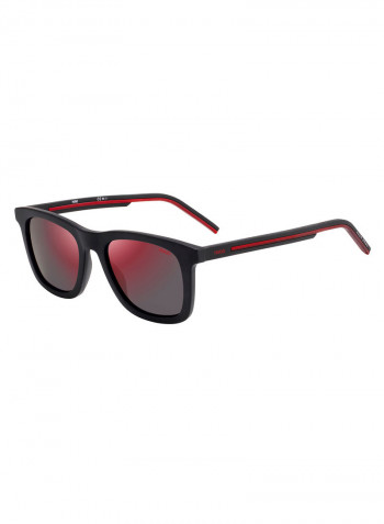 Men's Full Rim Rectangular Shaped Sunglasses - Lens Size: 51 mm