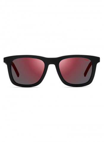 Men's Full Rim Rectangular Shaped Sunglasses - Lens Size: 51 mm