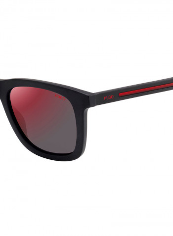 Men's Full Rim Rectangular Shaped Sunglasses - Lens Size: 51 mm