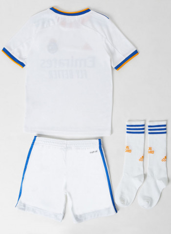 Teen Real Madrid 21/22 Home Football Kit White