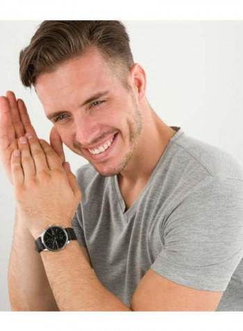 Men's Madrid Leather Chronograph Watch 2011064
