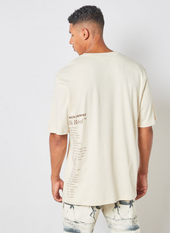 Oversized T-Shirt Beige