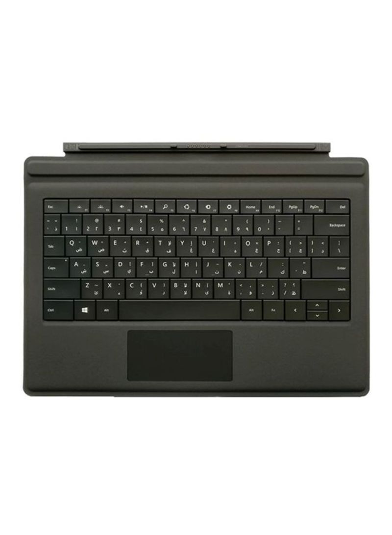Surface Pro Keyboard With English/Arabic Layout Black