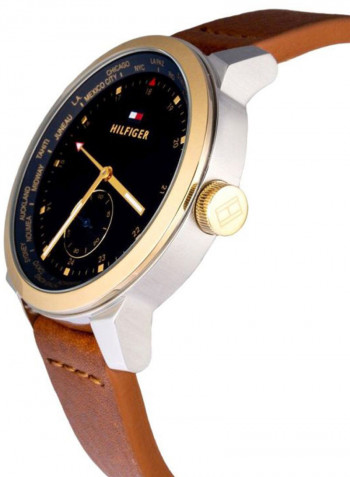 Men's Denim Pinnacle Water Resistant Analog Watch 1791553