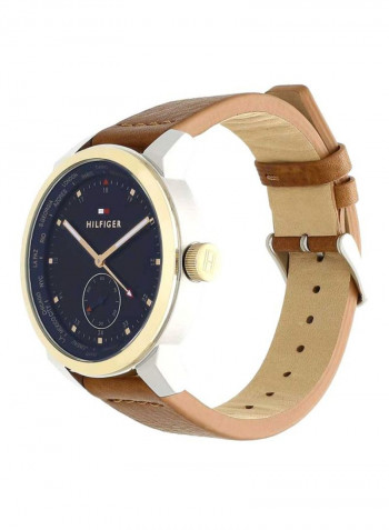 Men's Denim Pinnacle Water Resistant Analog Watch 1791553