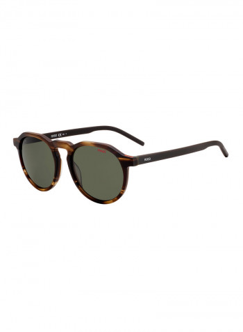 Men's Oval Frame Sunglasses - Lens Size: 52 mm