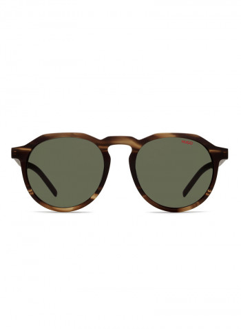 Men's Oval Frame Sunglasses - Lens Size: 52 mm