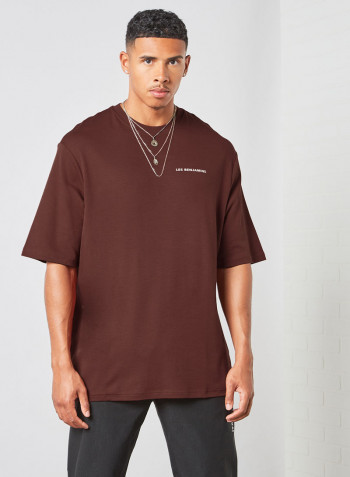 Oversized T-Shirt Brown