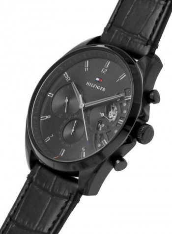 Men's Leather Analog Watch-1710452