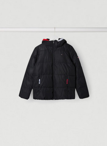 Youth Essential Padded Jacket Black