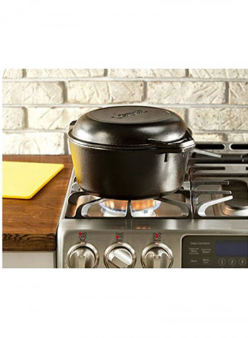 Double Dutch Oven Black 10.25inch