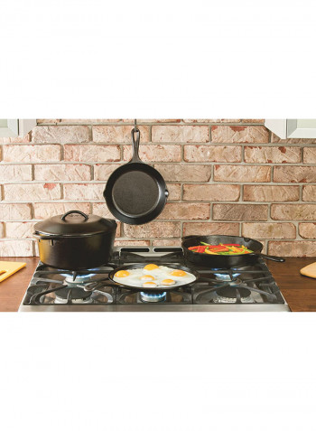Double Dutch Oven Black 10.25inch