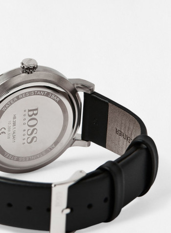 Men's Leather Analog Watch 1513790