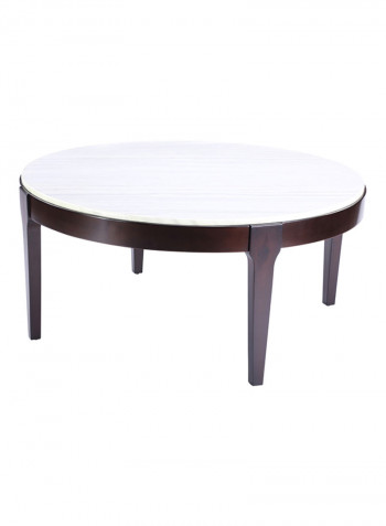 Christina Coffee Table Brown/White