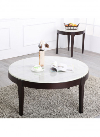 Christina Coffee Table Brown/White