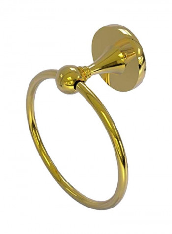 Brass Towel Ring Gold