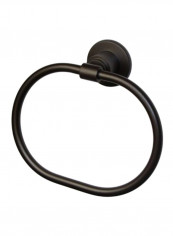 Washington Square Collection Towel Ring Black 6inch
