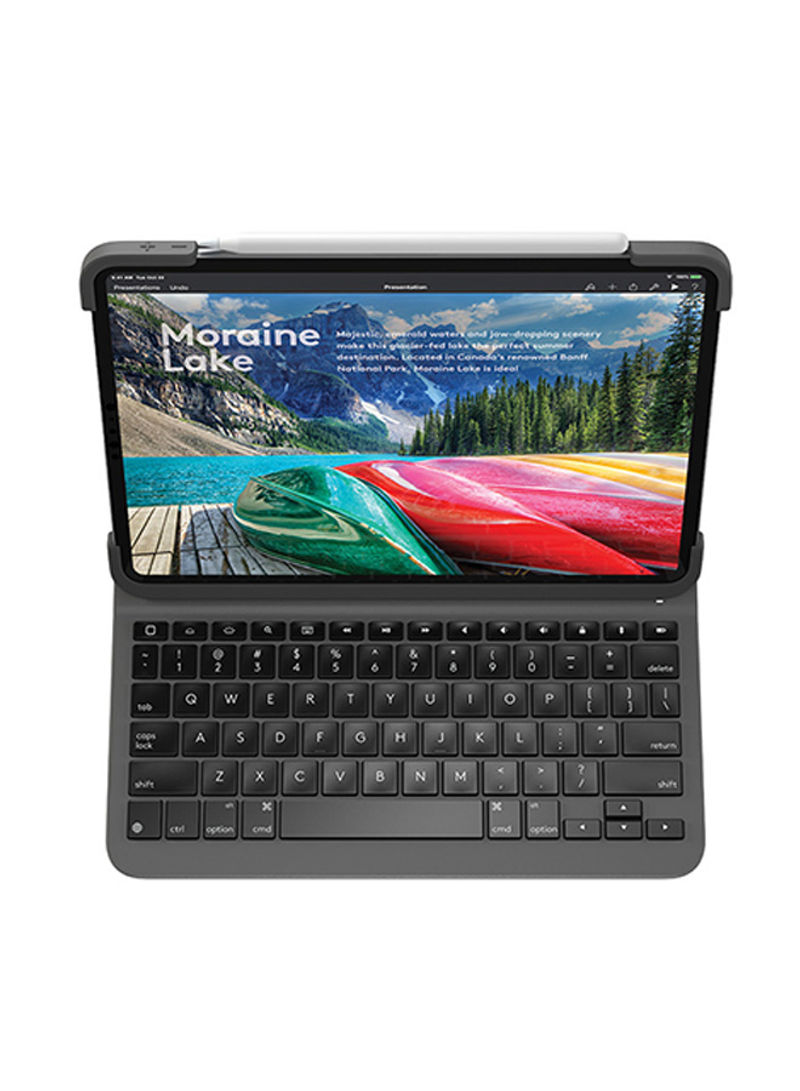 Folio-Tablet-Keyboard-Case For Apple iPad Pro 11-Inch Black