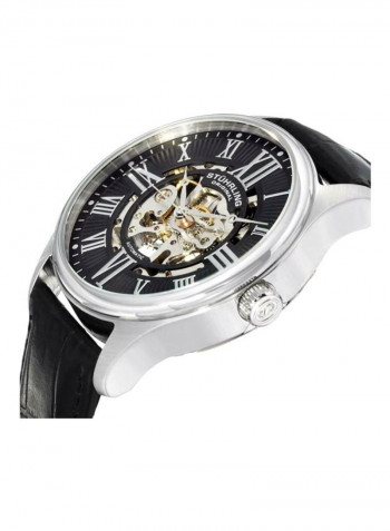 Men's Leather Analog Watch 747.02