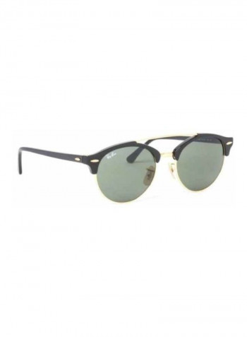 Double Bridge Round Sunglasses - Lens Size: 51 mm