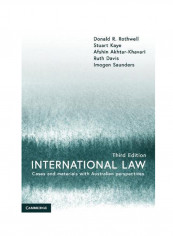 International Law: Cases And Materials With Australian Perspectives Paperback