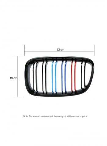 2-Piece Centre Kidney Grilles For BMW F20/116i/118i/120i/125i/135i