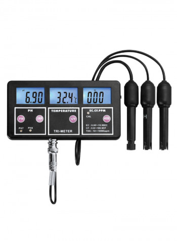 6-In-1 Professional Temperature Tester Black