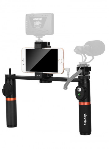 13-In-1 Handheld Smartphone Stabilizer Grip Kit Black