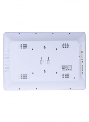 Electronic Led Digital Photo Frame Album Kit 15inch White