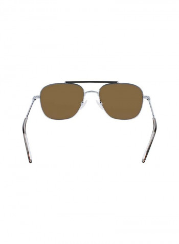 Men's Full-Rim Metal Rectangle Sunglasses - Lens Size: 54 mm