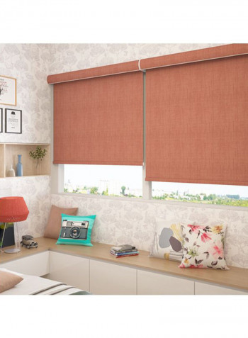 Single Sunset Roller Blackout Window Shade Brown 220x150cm