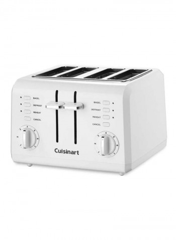 4-Slice Bread Toaster 850W 15985701 White/Black