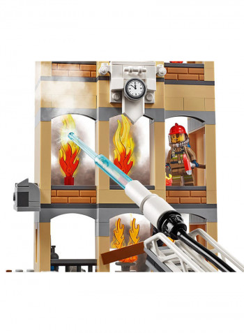 943-Piece City Downtown Fire Brigade With 7 Minifigures Building Set 60216 18.9x14.88x3.7inch 18.9x14.88x3.7inch