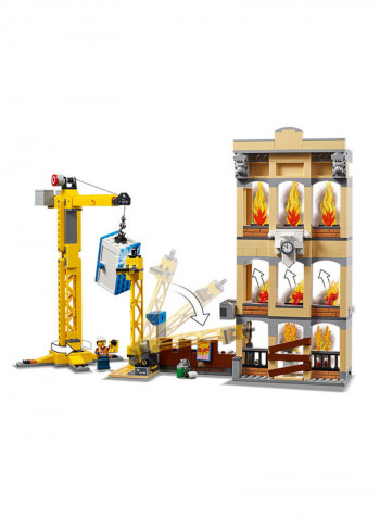 943-Piece City Downtown Fire Brigade With 7 Minifigures Building Set 60216 18.9x14.88x3.7inch 18.9x14.88x3.7inch