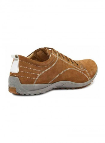 Lace-Up Sneakers Tobacco