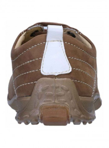 Lace-Up Sneakers Tobacco