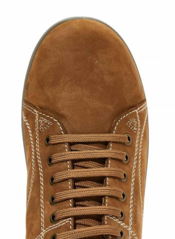 Lace-Up Sneakers Tobacco