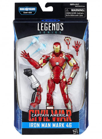 Marvel 6Inch Legends Series Iron Man Mark 46 Figure
