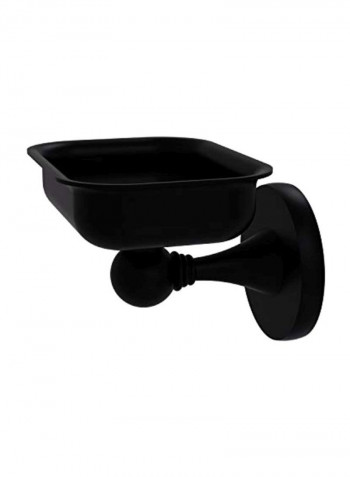 Shadwell Collection Wall Mounted Soap Dish Black