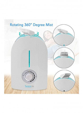 Cool Mist Ultrasonic Humidifier White/Green