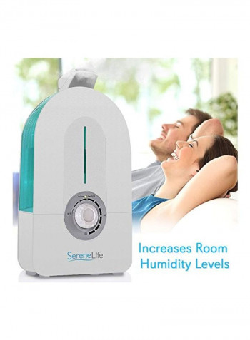 Cool Mist Ultrasonic Humidifier White/Green