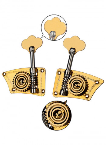 2-Piece Double Bass Single Tuning Pegs