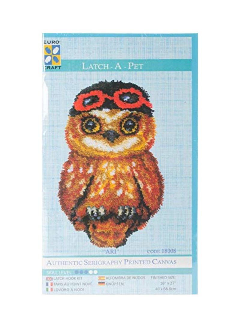 Latch A Owl Hook Kit Brown/Red/Black