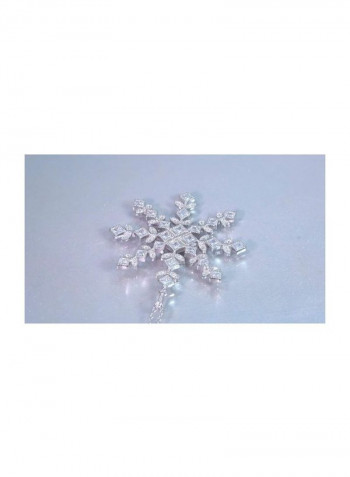 925 Sterling Silver Cubic Zirconia Studded Pendant