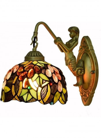 Retro Stained Glass Wall Lamp Multicolour