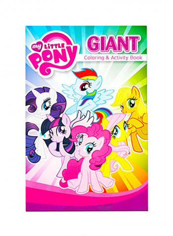 Disney MLP Coloring Book Super Set for Girls -- 4 Giant Coloring Books Featuring Disney Princess, Frozen and My Little Pony (Includes Disney Princess Stickers)