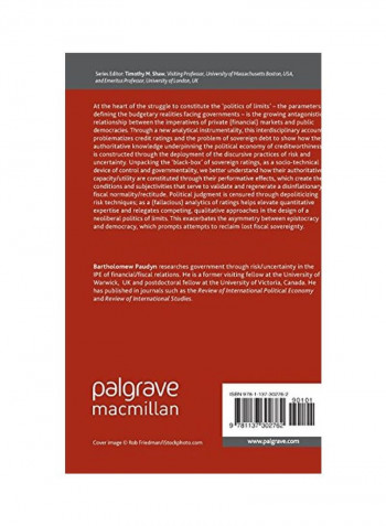 Credit Ratings And Sovereign Debt Hardcover