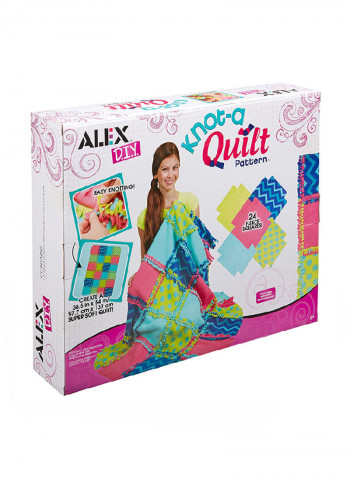 Knot-A-Quilt Pattern DIY Craft Kit