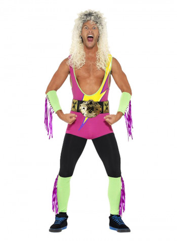 Retro Wrestler Costume L