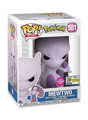 Pop! Games  Pokemon Flocked Mewtwo 4x7inch